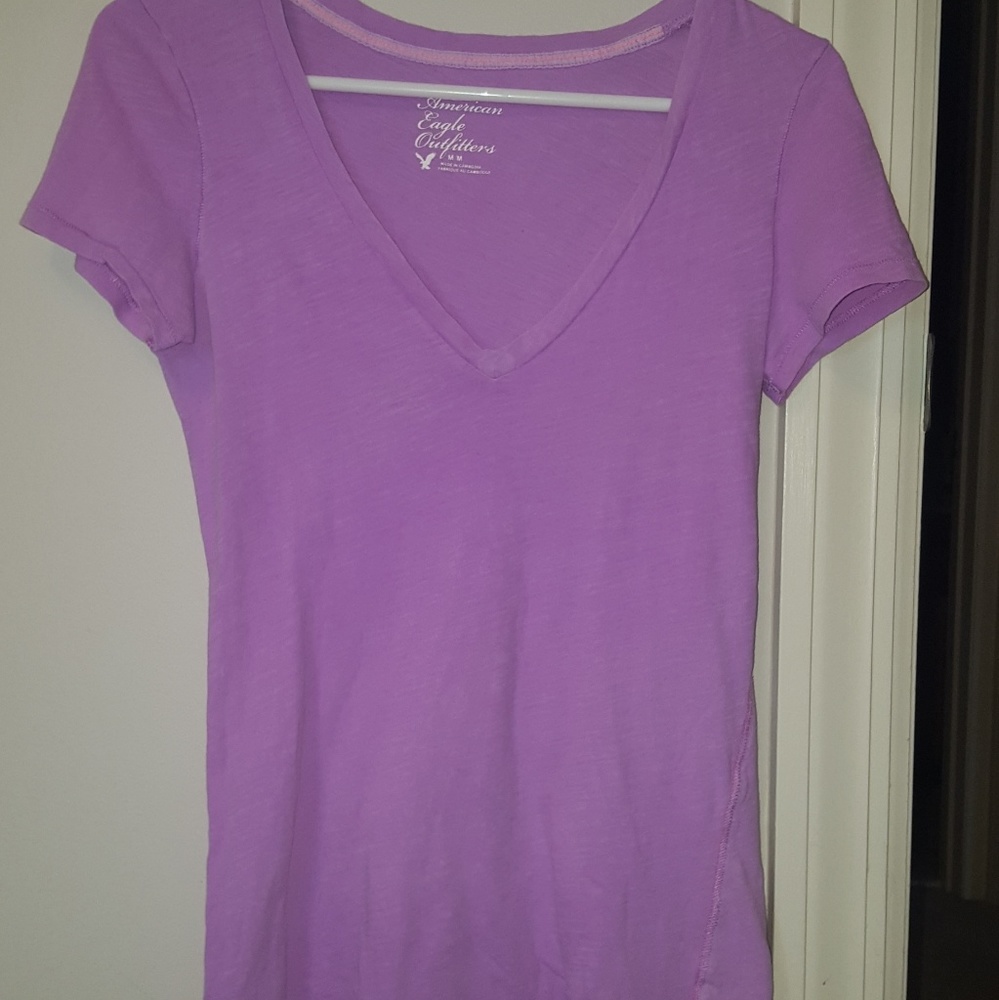 American Eagle Purple Tee